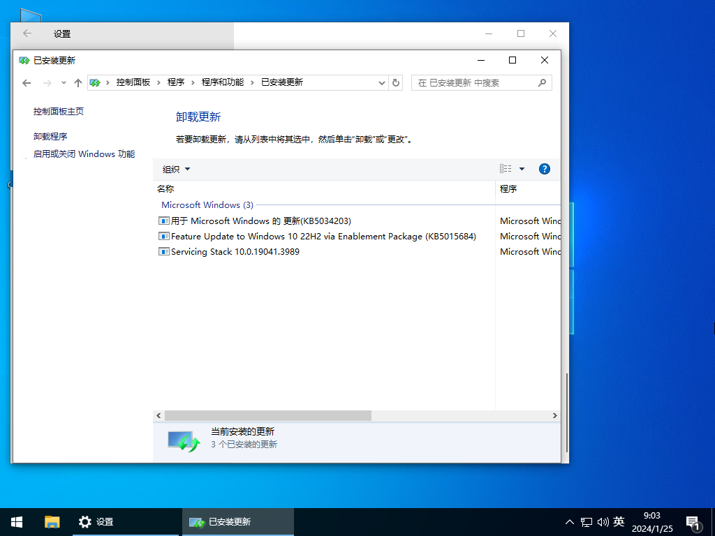 Win10 22H2 19045.3996 官方正式版